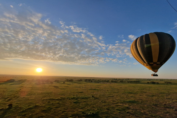 Balloon safari Serengeti